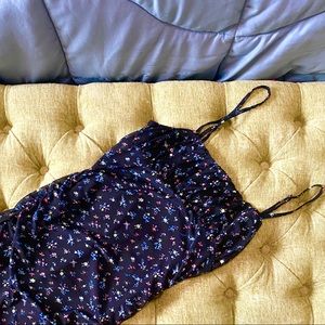 Tilly’s Mess Mini Floral Black Dress